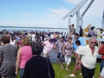 Pilgrimage to Lac Sainte-Anne (during the blessing of the lake). 2007
