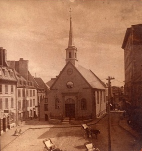 Église Notre-Dame-des-Victoires, vers 1870