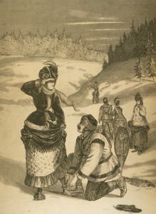 Out in snowshoes, 1871.